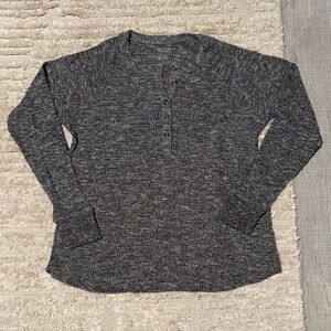 Woah So Soft Henley Long Sleeve Top